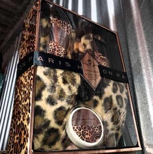 Leopard Fur Slippers & Bath / Spa Set | Christmas